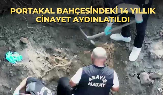 Portakal bahçesindeki 14 yıllık cinayet aydınlatıldı