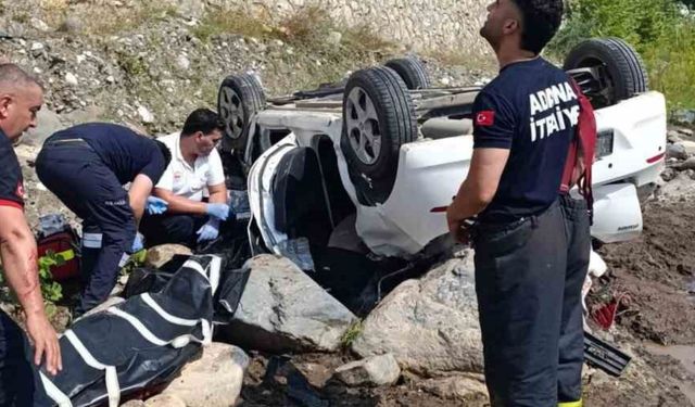 Adana Aladağ'da korkutan kaza