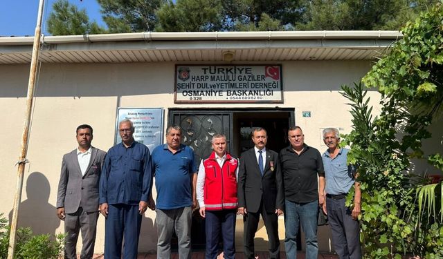 İl Müdürü Naci Yılmaz’dan Şehit ve Gazi Aileleri Derneği’ne Ziyaret