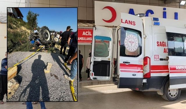 Kozan'da Feci Traktör Kazası Devrilen Aracın Altında Kalan Muhtar Ağır Yaralandı
