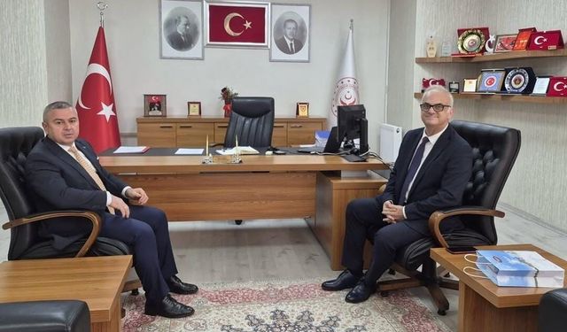 OKÜ İİBF Dekanı Coşkun, İl Müdürü Yılmaz’ı Ziyaret Etti