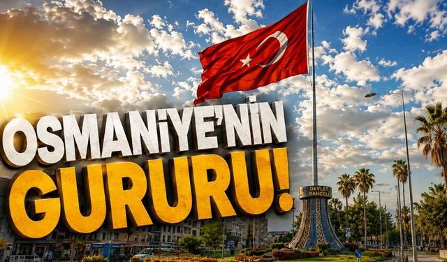 Osmaniye'nin Kalbinde Dalgalanan Gurur Dev Türk Bayrağı Büyülüyor