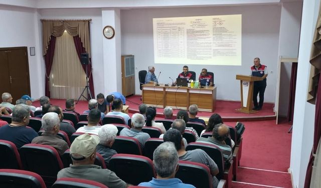 Osmaniye'de İlaçlama ve B-Reçete Eğitimi Verildi