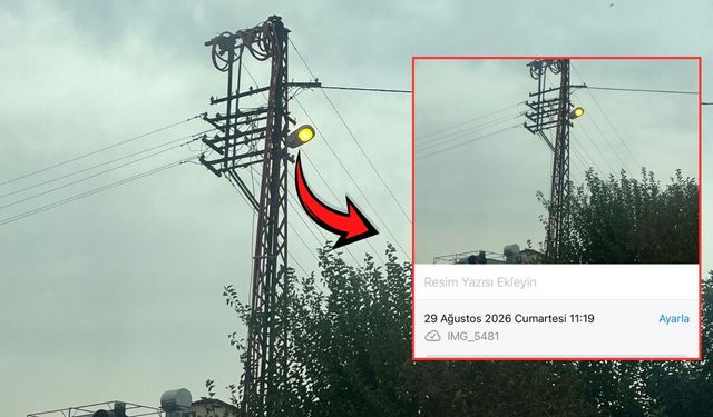Toprakkale’de Gündüz Vakti Yanan Sokak Lambaları Dikkat Çekti