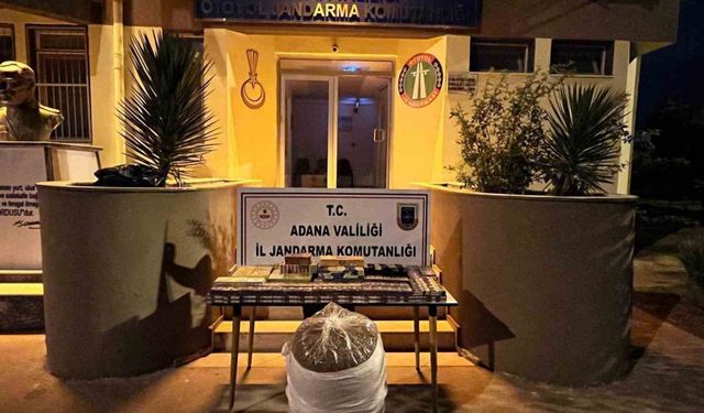 Adana TAG otoyolunda kaçak tütün operasyonu gerçekleştirildi