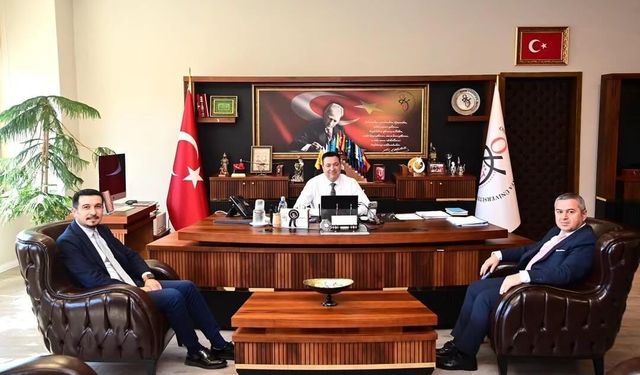 Aile ve Sosyal Hizmetler İl Müdürü Naci Yılmaz’dan Rektör Uzun’a Ziyaret