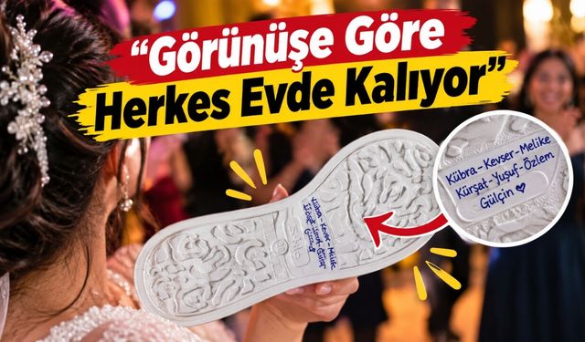 Bekarlara Kötü Haber! Osmaniyeli Gelinin Ayakkabısı İnat Etti