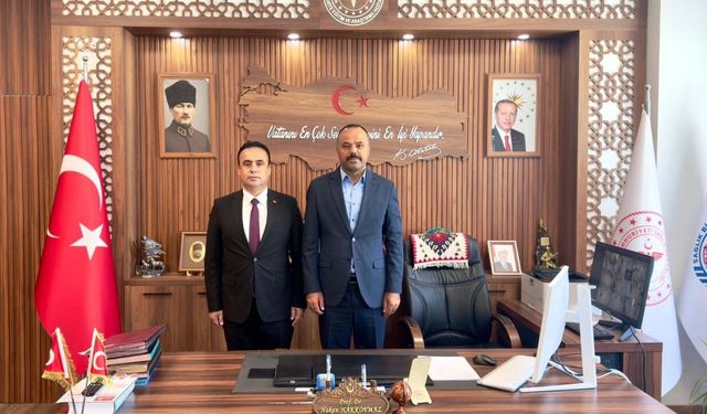 Böcekli Belediye Başkanı Çerçi’den Başhekim Hakkoymaz’a Ziyaret