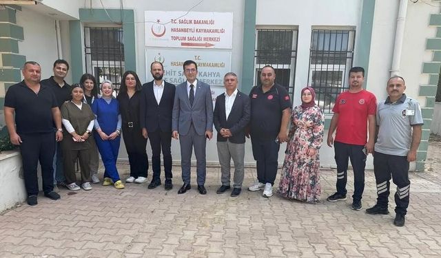 Kaymakam Yelli’den Hasanbeyli Toplum Sağlığı Merkezi’ne Ziyaret