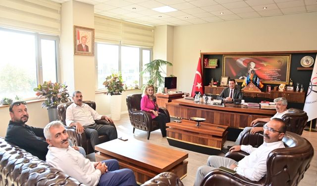 Mahalle Muhtarlarından Rektör Uzun’a Ziyaret