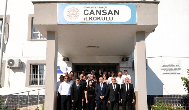 MEB Genel Müdürü Arslantaş'tan Osmaniye Bahçe'de Eğitim Temasları