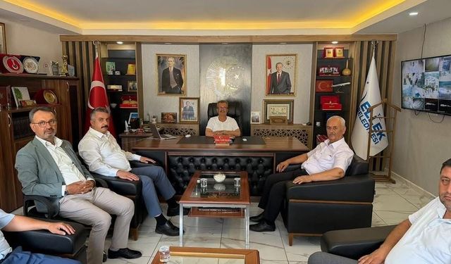 MHP Düziçi İlçe Teşkilatı’ndan Ellek Belediyesi’ne Ziyaret