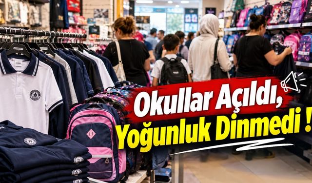 Osmaniye'de Okul Alışverişi Hız Kesmiyor