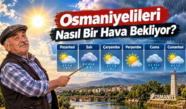 Osmaniyelileri Yeni Haftada Nasıl Bir Hava Bekliyor
