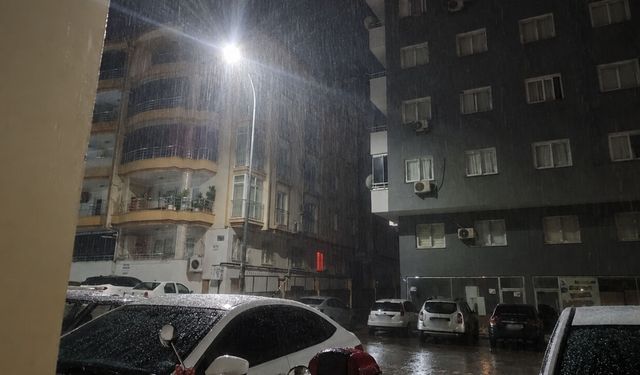Osmaniye'de Beklenen Yağış Başladı