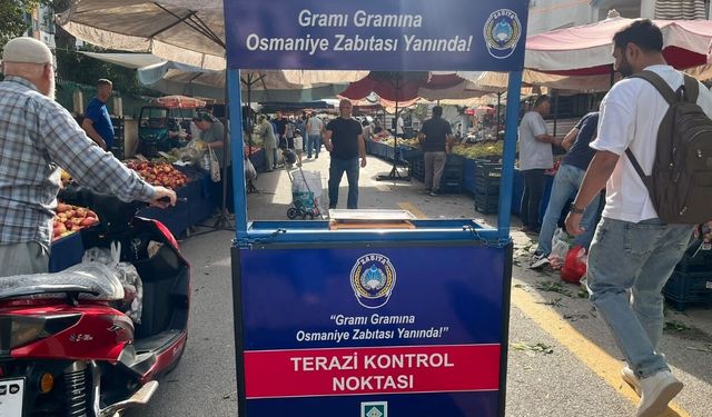 Osmaniye Pazarlarında Yeni Dönem! Artık Kimse Gramaj Hilesi Yapamayacak