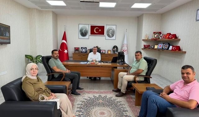 Öz Sağlık-İş Sendikası Heyetinden İl Müdürü Naci Yılmaz’a Ziyaret