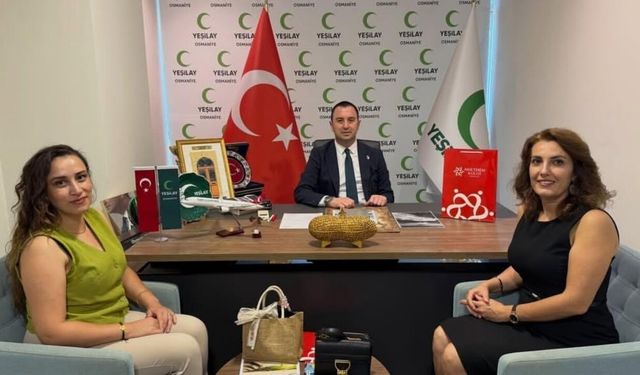 Mektebim Koleji’nden Yeşilay Osmaniye Şubesi’ne Anlamlı Ziyaret