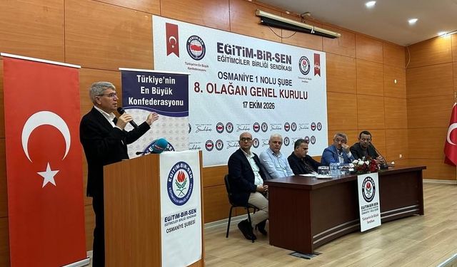 AK Parti Osmaniye Milletvekili Seydi Gülsoy, Eğitim-Bir-Sen’in Genel Kuruluna Katıldı