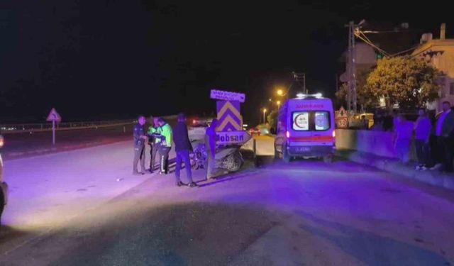 Antakya Mobsan Üst Geçidindeki Motosiklet Kazası Meydana Geldi