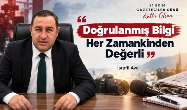 OGC Başkanı İsrafil Avcı’dan 21 Ekim Mesajı “Yerel Basın Kentin Sesidir”