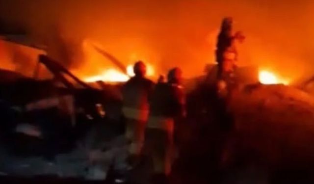 Belen'deki Taş Ocağı Yakınında Konteyner Yangını Nasıl Çıktı