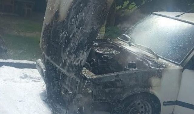 Erzin'de Park Halindeki TOFAŞ Nasıl Alev Aldı