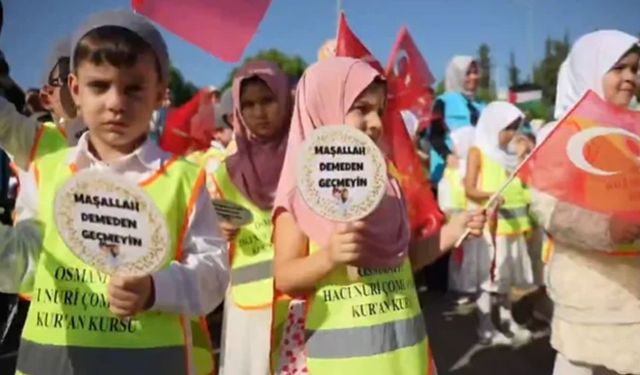 Hacı Nuri Çomu Kur'an Kursu'nda Bed-i Besmele Coşkusu