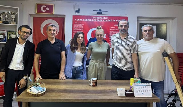 Hasret Gazetesi’nden 7 Ocak Engelliler Spor Kulübü’ne Ziyaret