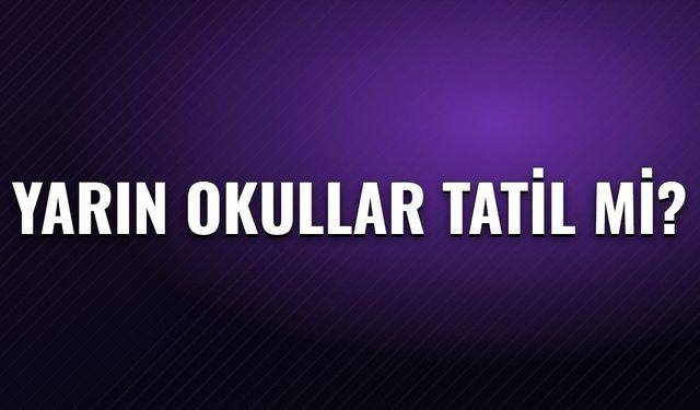 YARIN OKULLAR TATİL Mİ? 15 Ekim Perşembe İstanbul'da okul var mı, Kocaeli, Bursa ve Tekirdağ'da son durum ne, yarın üniversiteler tatil mi?