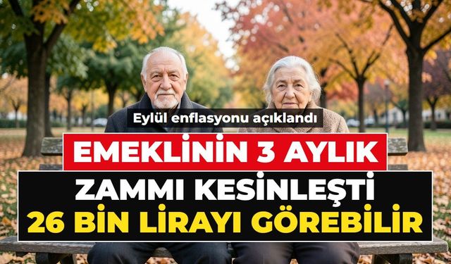 Emeklinin 3 aylık zammı kesinleşti: En düşük maaş ortaya çıktı