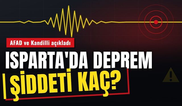 Isparta deprem mi oldu, 16 Ekim Cuma Isparta deprem şiddeti kaç? Son dakika AFAD ve Kandilli deprem verileri