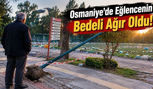 ''Osmaniye'de konser yapılmasın!'' dedirten görüntü!