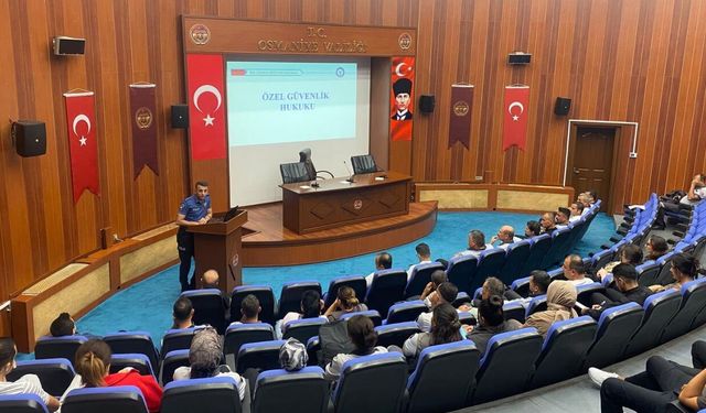 Osmaniye'de Özel Güvenliğe 'KAAN' Talimatı