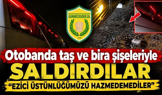 Osmaniyespor Başkanı Mesut Demir'den takım otobüsüne yapılan saldırıya sert tepki