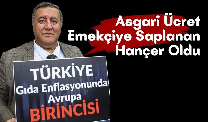 Asgari Ücret Emekçiye Saplanan Hançer Oldu