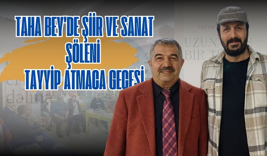 Tayyip Atmaca Osmaniye’de Şiir Severlerle Buluştu