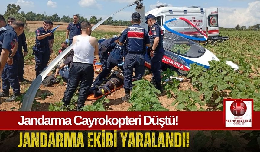 Gökyüzünden Acı Düşüş! Jandarma Ekibi Yaralandı!
