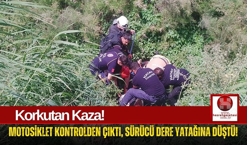 Direksiyon Hakimiyetini Kaybetti, Asi Nehri'ne Devrildi!