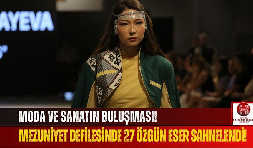 Tekstil ve Moda Tasarımı Öğrencilerinden Yaratıcı Defile!