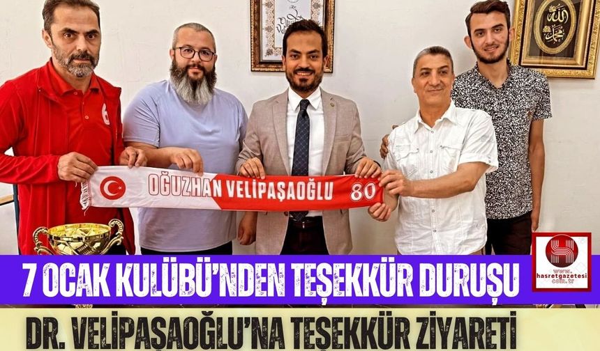 Engelliler Spor Kulübü'nden Dr. Velipaşaoğlu’na Teşekkür Ziyareti