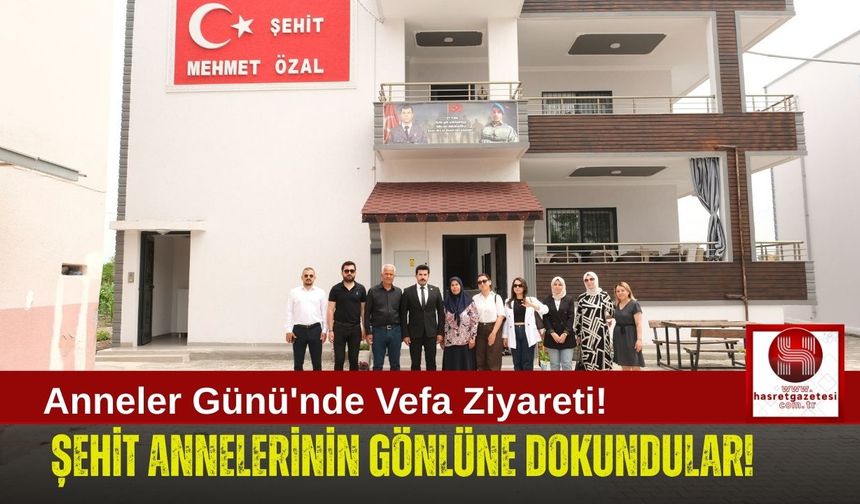 Portakal Çiçeği Anaokulu'ndan Şehit Annelerine Duygusal Dokunuş!