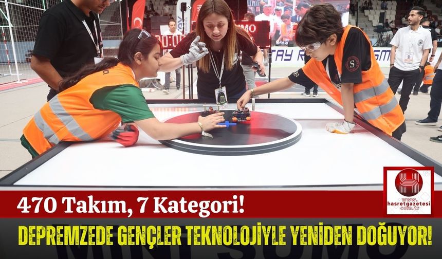 Depremzede Öğrenciler Robot Yarışmasında!