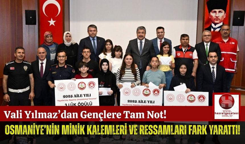 "Ailemiz Neşemiz" Yarışmasıyla Osmaniye’de Sanat ve Sevgi Bir Araya Geldi!