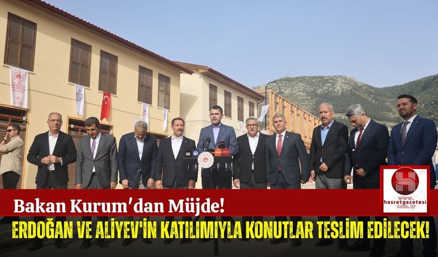 Bakan Kurum'dan Müjde! 453 Bin Konut 2025’e Kadar Tamam!