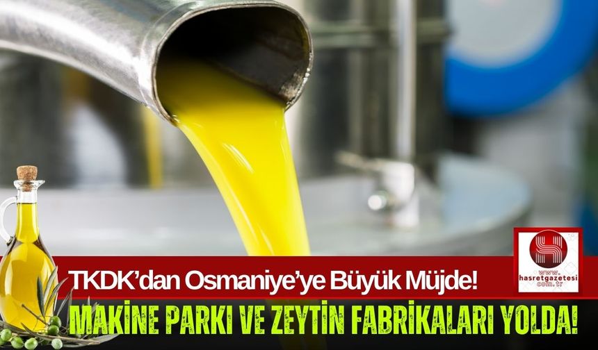 Tarımda Dev Adım! Osmaniye’ye 50 Milyon TL’lik Tarım Yatırımı!
