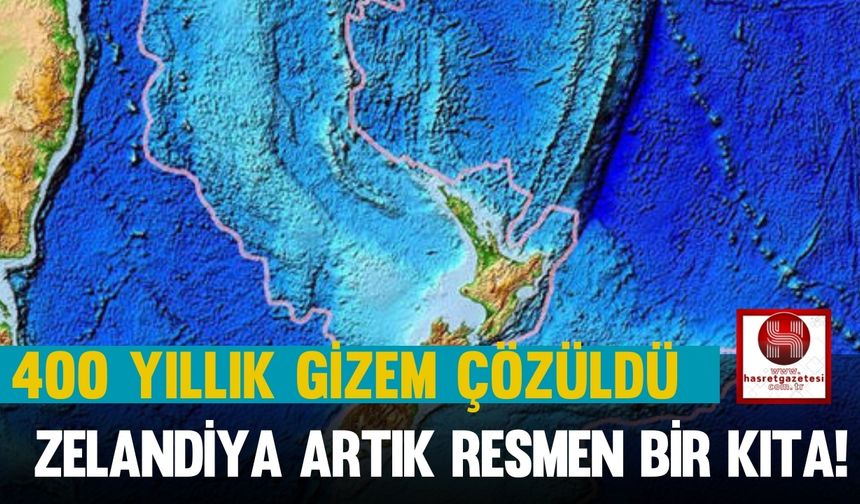 400 Yıllık Gizem Çözüldü, Zelandiya Artık Resmen Bir Kıta!
