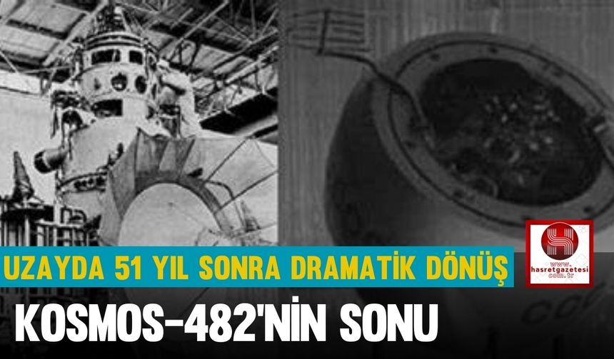 Uzayda 51 Yıl Sonra Dramatik Dönüş, Kosmos-482'nin Sonu