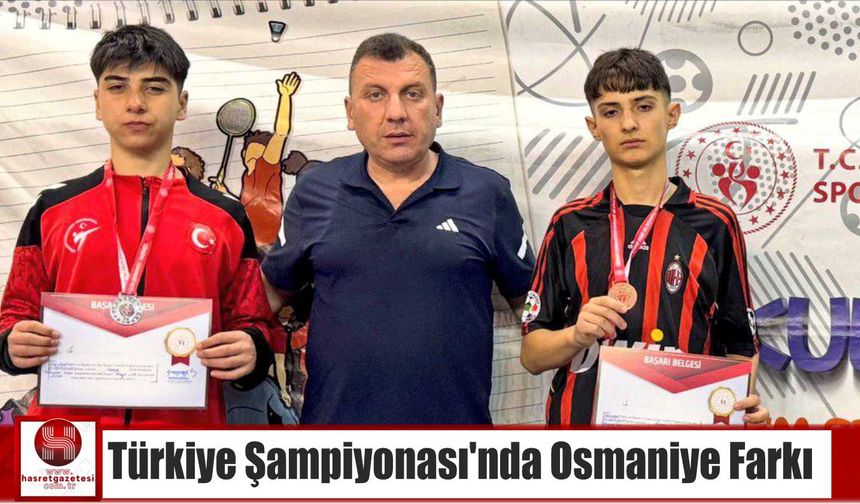 Türkiye Şampiyonası’nda Osmaniye Farkı