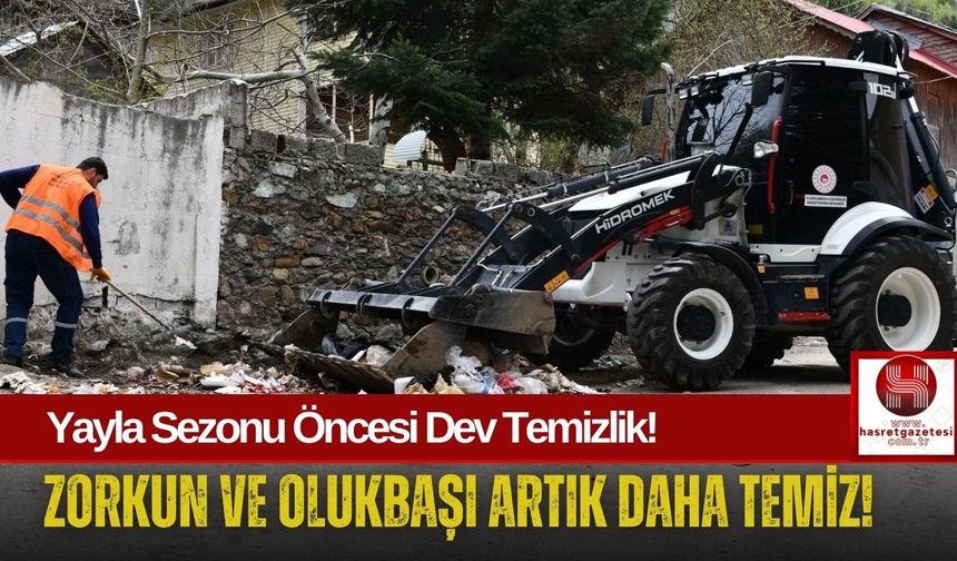 Osmaniye Belediyesi'nden Yayla Temizliği!